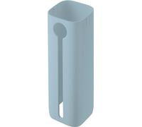 ZWILLING FRESH & SAVE CUBE Funda para contenedor tamaño 4S, Protección contra la luz solar, Indicador de nivel de llenado, Plástico sin BPA, Azul