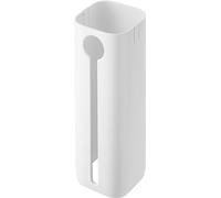 ZWILLING FRESH & SAVE CUBE Funda para contenedor tamaño 4S, Protección contra la luz solar, Indicador de nivel de llenado, Plástico sin BPA, Blanco