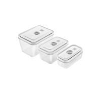 Zwilling Fiambrera al vacío Fresh & Save, vidrio borosilicatado, 3 piezas