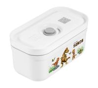 ZWILLING Fresh & Save Fiambrera de vacío DINOS S, Plástico, Blanco-Gris