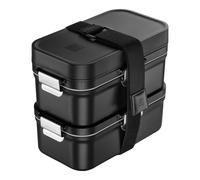 Zwilling Fiambrera Fresh & Save - Vacío, cubiertos acero inoxidable, irrompible, negro
