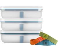 ZWILLING Fresh & Save La Mer - Juego de fiambreras al vacío (tamaño L, 3 piezas, plástico)