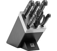 Zwilling Juego de cuchillos Bloque Gourmet 36133-210-0, 6 piezas, autoafilable, acero inoxidable