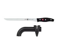 ZWILLING Juego Cuchillo jamonero Twin Pollux + afilador