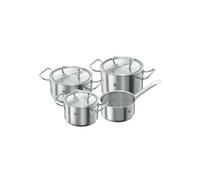 ZWILLING Juego de ollas Twin Classic 4 piezas, acero inoxidable, 3 tapas, apto para inducción