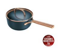 ZWILLING Milano Cazo con tapa de cristal 18 cm, Aluminio, Azul