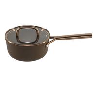 Zwilling Milano Cazo con Tapa de Vidrio 18 cm, Marrón