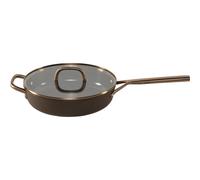 ZWILLING Milano Sartén para saltear con tapa de vidrio 28 cm, Marrón