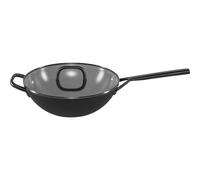 Zwilling Milano Wok de 30 cm con Tapa de Vidrio, Negro