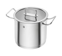 ZWILLING - Olla Alta Extra, De 24 a 28 cm, Para Asar, Freir y Calentar, Apta Inducción y Horno, Base Multicapa Titanio, Acero Inoxidable, Profesional