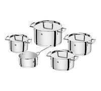 Zwilling Juego de ollas Passion 5 piezas inoxidables sin recubrimiento aptas para inducción plata
