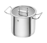 Zwilling Olla alta Pro 24 cm - 8,1 l - Acero inoxidable 18/10 con tapa de vidrio