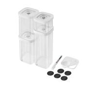 Zwilling Set CUBE S Fresh & Save – 6 piezas, transparente/blanco, NFC