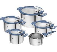 Zwilling simplify - juego de 5 cacerolas de acero inoxidable con funci