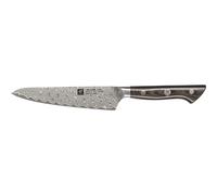 Zwilling Cuchillo de cocina compacto Zwilling Tanrei 14 cm Acero damasco-negro
