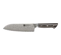 Zwilling Zwilling Tanrei cuchillo santoku 18 cm Acero damasco-negro