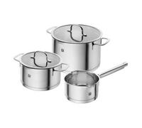 Zwilling Batería de cocina TrueFlow – Juego 3 cacerolas, aptas para inducción, función vertido