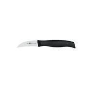Zwilling Twin Grip - Cuchillo pelador, Hoja endurecida al frío Friodur, Acero Inoxidable, Mango sintético, 60 milímetros, Color Negro