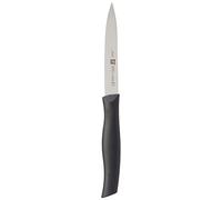 Zwilling TWIN GRIP - Cuchillo puntilla, hoja endurecida al frío Friodur, acero inoxidable, mango sintético, 100 milímetros, color negro