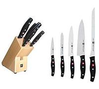 Zwilling TWIN POLLUX - Bloque para 5 cuchillos con hoja endurecida al frío Friodur, acero inoxidable