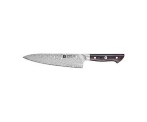 Zwilling Zwilling Tanrei cuchillo de chef Gyutoh 20 cm Acero damasco-negro
