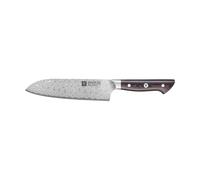 Zwilling Zwilling Tanrei cuchillo santoku 18 cm Acero damasco-negro