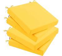ZXDFG Cojín Cuadrado para Silla Exterior 40x40 45x45 50x50cm Set 1/2/4