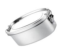 Zxfdsfdbnm Contenedor de alimentos de acero inoxidable 304 con diseño apto para horno, caja portátil para preparar comidas para cocinar y almacenar, bandeja para hornear inoxidable