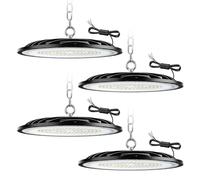 ZXICH UFO LED Lámpara de Alta Bahía,200W 30000LM Led Iluminación Comercial,6000K-6500K Iluminación de Almacén,IP65 Impermeable Naves Industriales LED Para Patio,Garaje,Fábrica,Taller