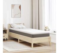 ZXQVLMRS Cubrecolchón de tejido jacquard, 80 x 200 cm | 6 cm de altura, núcleo de espuma viscoelástica, alivia la presión, soporte ergonómico