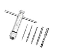 ZYAYNG Llave de trinquete ajustable, 6 uds., M3-M12, accesorio roscado inverso extendido hacia adelante, herramienta grifo y troquel, herramientas mano Para Bricolaje