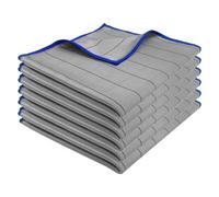 Zykra Bayetas Microfibra de Carbono 30 * 30 cm, 6X Paños de Limpieza