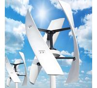 ZYLDDS Generador de turbina eólica Vertical de 10000 W/12000 W, 12 V, 24 V y 48 V, con 3 Palas, generador de CC para viviendas, chalets y Sistemas híbridos solares y eólicos. 12000W-48V
