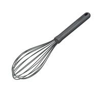Zyliss Batidor Varillas de Cocina Silicona Maunual Grande Paja de Trigo/Acero Inoxidable, Batidor Profesional, Utensilio de Cocina, batidor Manual para Huevos, Beluga, 30 cm x 6,5 cm