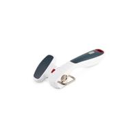 Zyliss E930027 Safe Edge Abrelatas Manual, Plástico/Acero inoxidable, Blanco/Gris, Latas Abiertas, Abrelatas de Seguridad, Apto Para Lavavajillas