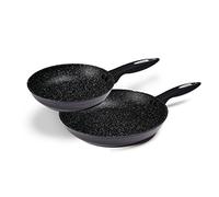 Zyliss E980107 Ultimate Juego de Sartén 2 Piezas, 20/28cm, Aluminio Forjado, Negro, Revestimiento Antiadherente, Adecuado Para Inducción y Para Lavavajillas