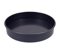 Zyliss E980195 Molde Tarta Antiadherente Redondo con Base Desmontable, 20cm, Acero Al Carbono, Azul Oscuro, Molde de Horno para Tartas y Pasteles Duradero, Apto Para Lavavajillas