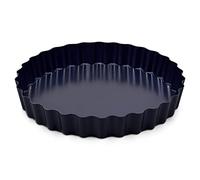 Zyliss E980197 Molde Antiadherente Para Tarta con Base Desmontable, 25cm, Acero Al Carbono, Azul Oscuro, Molde de Horno para Pasteles, Quiches y Tartas, Apto Para Lavavajillas