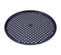 Zyliss E980204 Bandeja de Pizza Antiadherente, 36cm, Acero Al Carbono, Azul Oscuro, Bandeja Horno para Pizza y Pan Plano Duradero, Apto Para Lavavajillas