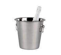 ZYLX SHOPPING - Champanera de Acero Inoxidable Ø22×21 cm | Cubo de Hielo para Vino, Champagne y Bebidas | Diseño Elegante