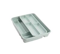 ZYLX SHOPPING - Cubertero Organizador de Cubiertos 40×30×7 cm | 5 Colores Elegir | Bandeja Cajón con Compartimentos