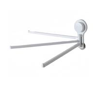 ZYLX SHOPPING - Estantería para Toallas con Fijación por Succión Bathlux, 3 Brazos Giratorios, Soporta 2 kg