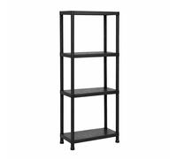 ZYLX SHOPPING - Estantería Plástica Multiusos 3, 4 o 5 Niveles 60×30 cm - Estantería de Almacenaje Resistente para Baño, Cocina, Garaje u Hogar