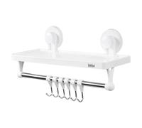 ZYLX SHOPPING - Estanterías de Baño Bathlux con Ventosa | Modelos con Barra, con Ganchos o Básica