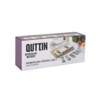 Quttin Mandolina de cocina 5 en 1 multifunción – Cortadora, rallador y rebanadora