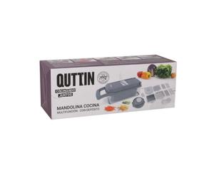 ZYLX SHOPPING - Mandolina Cocina Quttin Multifunción con Depósito | Rallador y Cortador de Verduras y Frutas