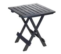 Zylx shopping - Mesa Plegable Adige 43x45x50 cm | Mesa Auxiliar de Jardín y Terraza, Disponible en 3 Colores (Antracita, Blanco, Topo)