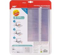ZYLX SHOPPING - Pack 10 Forros Autoadhesivos para Libros 28-29-30-31x53 cm | Protector Transparente Escolar MP
