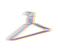 ZYLX SHOPPING - Pack 20/40/80 perchas metálicas multicolor 40×20 cm resistentes para ropa ligera y de diario
