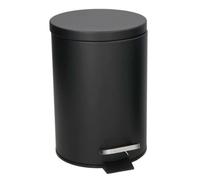 ZYLX SHOPPING - Papelera de pedal metálicas con cubo interior extraíble 3 L o 5 L color negro